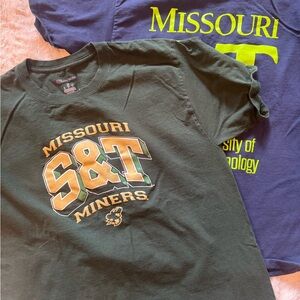 Missouri S&T College T-shirt Set M